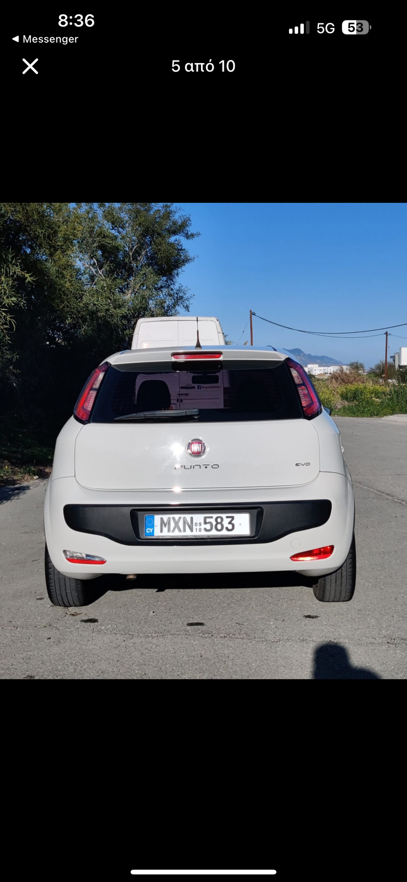 2010 Fiat Punto Evo 1,4L 2010 Cyprus