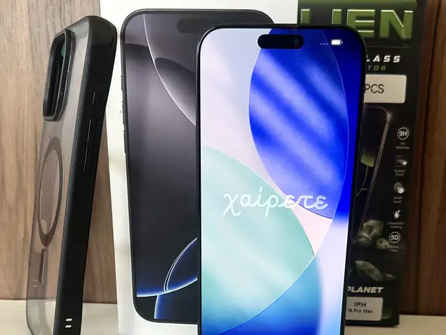 Iphone 16 pro max | 256gb | black titanium | 90 battery | full set | like new, Limassol — Erimi