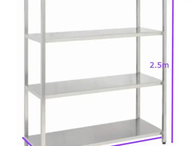 Metal shelf complete 4 layers 1.5x1.15x2.50m, Επαρχία Λεμεσού — Άγιος Αθανάσιος