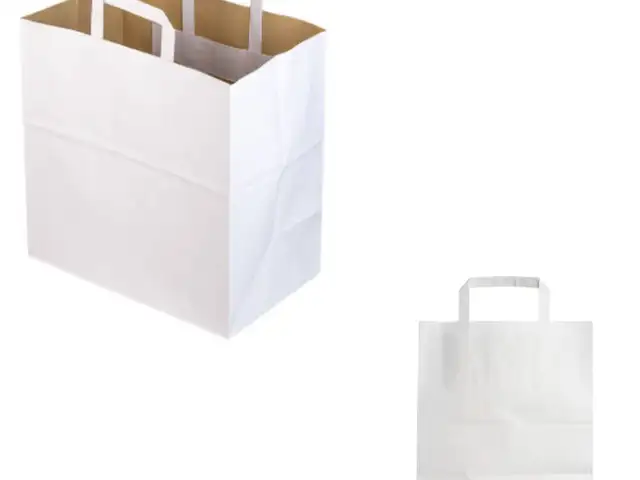 White paper bag take away 28x17x29cm 250pcs, Επαρχία Λεμεσού — Λεμεσός - Άγιος Νικόλαος