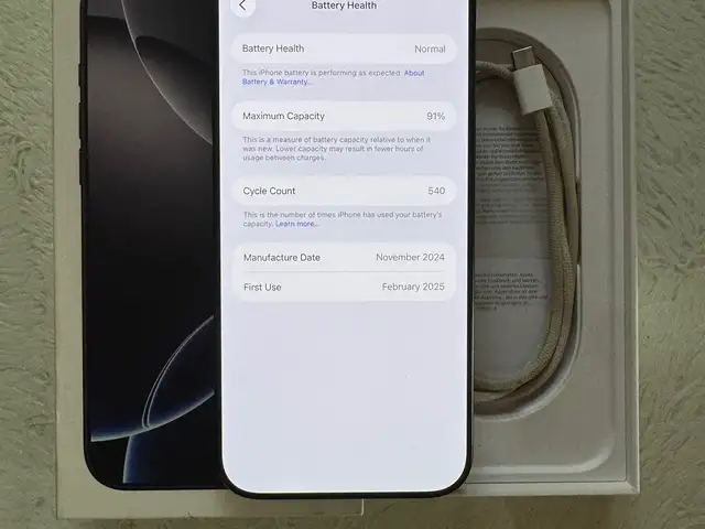 Iphone 16promax|256gb|battery 91|, Επαρχία Λεμεσού — Ύψωνας