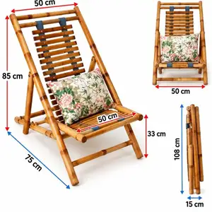 Bamboo chair, Limassol — Agios Tychon Tourist Area