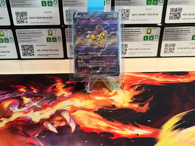 Pokémon card 2022 raikou v from crown zenith, Paphos — Pegeia
