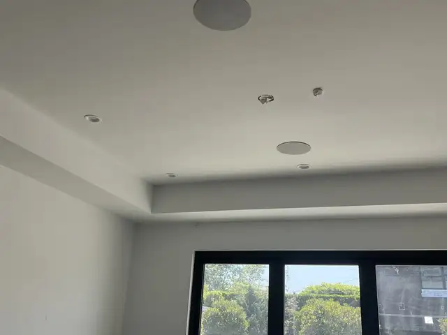 Gypsum board bulkheads with integrated speaker cutouts, Paphos — Paphos - Kato Paphos