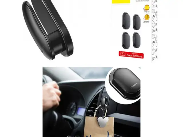 Baseus car tool small shell vehical hook black, Επαρχία Λεμεσού — Άγιος Αθανάσιος