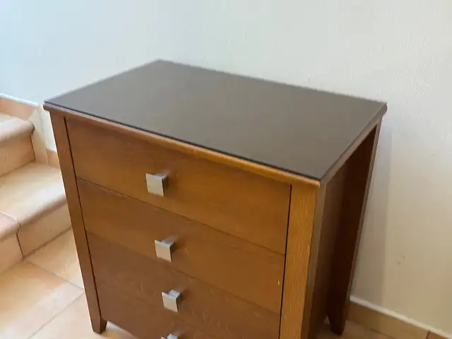 4-drawer bedside cabinet / chest of drawers, Nicosia — Aglantzia