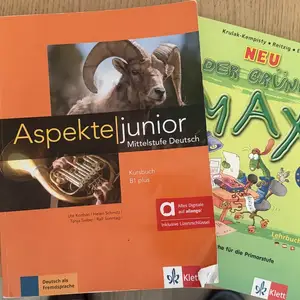 German textbooks - aspekte junior b1 + der grune max, Limassol — Germasogeia Tourist Area