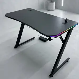 Z-Shape RGB Gaming Desk Good Condition, Limassol — Germasogeia Tourist Area