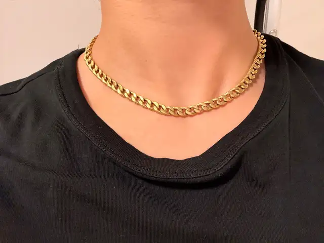 18k gold cuban link chain 25g, Nicosia — Aglantzia