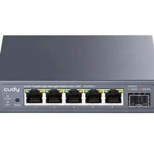 Cudy switch gigabit ethernet cloud easy-managed 5-port + sfp gs105es1, Limassol — Agios Athanasios