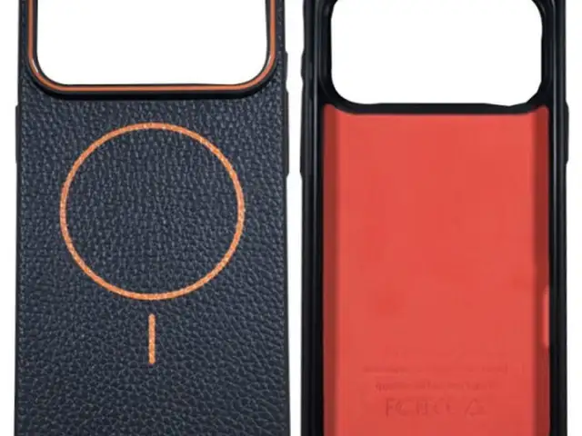 Back case tpu lychee texture apple iphone 17 pro / 18 pro black orange, Επαρχία Λεμεσού — Άγιος Αθανάσιος