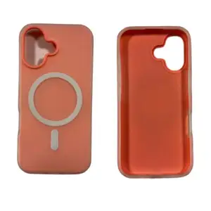 Back case magsafe silicone complete apple iphone 17 peach, Limassol — Agios Athanasios
