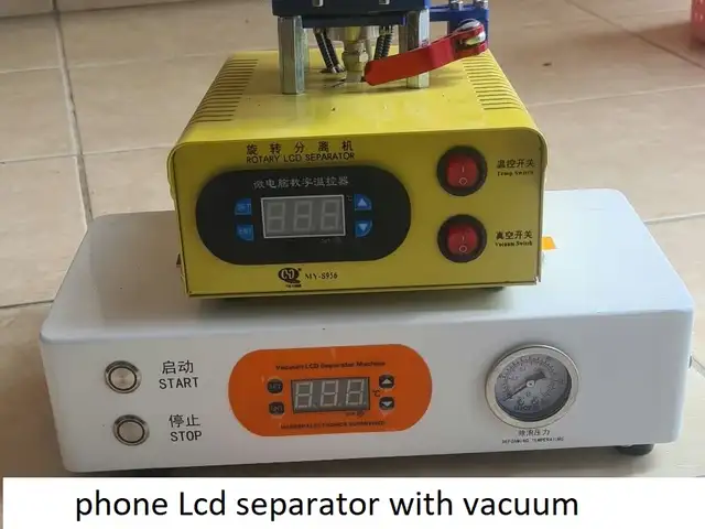 Phone screen separator with vacuum & phone bubble remover machine, Famagusta — Paralimni