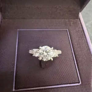 Proposal ring with natural diamonds - gia certificate, Limassol — Limassol - Linopetra