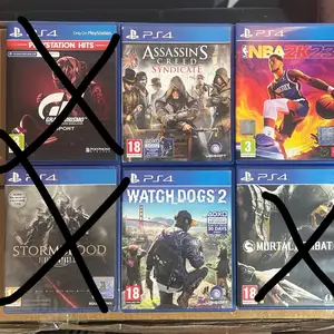 Πωλούνται 3 παιχνίδια ps4 nba 2k23, assassin's creed syndicate, watch dogs 2, Επαρχία Λευκωσίας — Λακατάμεια - Άγιος Νικόλαος