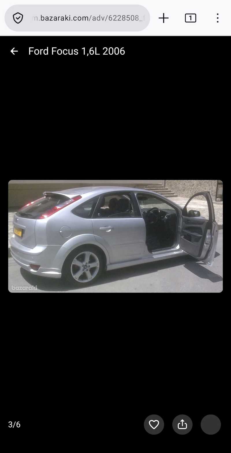 2007 Ford Focus 1,6L 2007 Cyprus