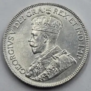 Cyprus 9 silver piastre coin 1921 in top unc condition, Nicosia — Latsia - Agios Georgios