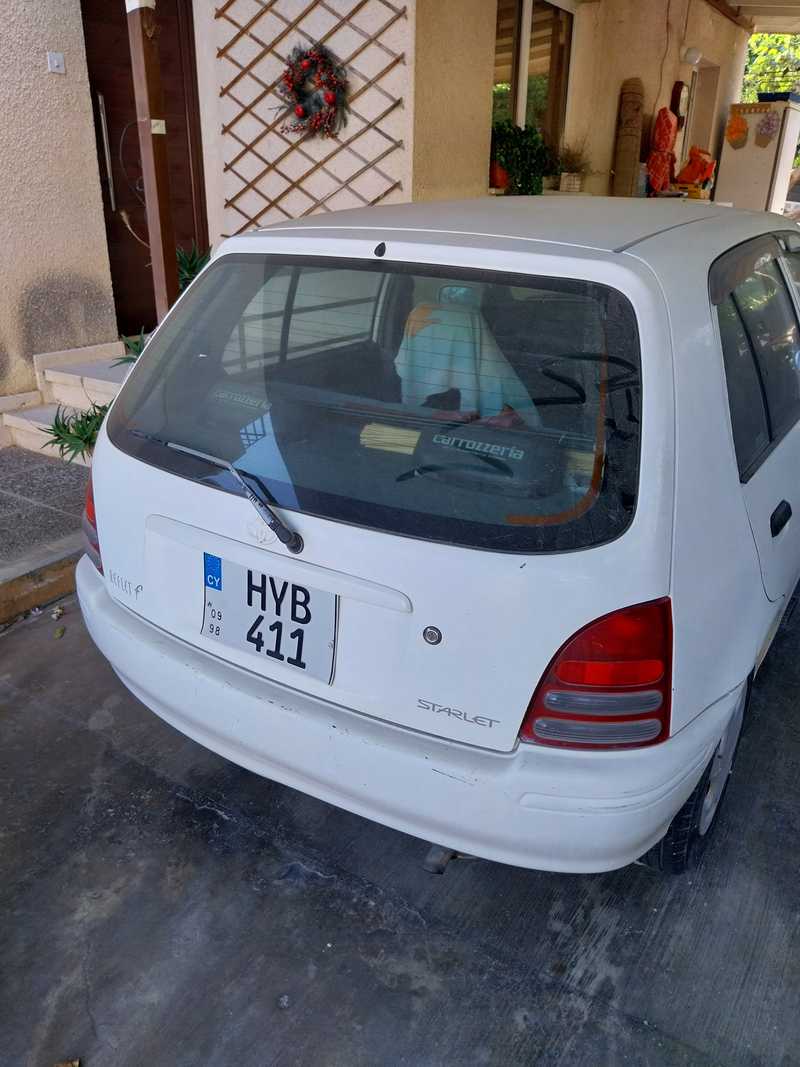 1998 Toyota Starlet 1,3L 1998 Cyprus