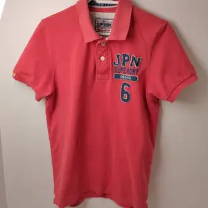 Superdry Men's Coral Pink Pique Polo Shirt JPN Osaka 6 Size M, Nicosia — Strovolos - Acropolis
