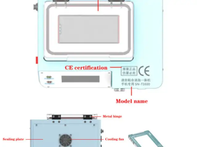 Laminating deforming lcd 2 in 1 t1030, Limassol — Agios Athanasios