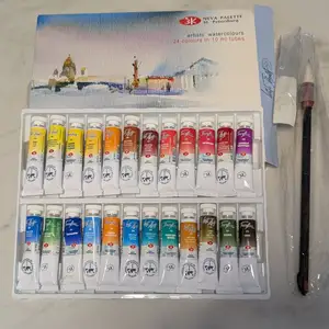 Watercolor paint set white nights with a calligraphy brush, Επαρχία Λάρνακας — Λάρνακα - Καμάρες