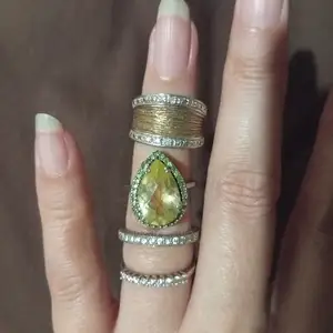 Collection of 4 Sterling silver rings, Famagusta — Vrysoulles