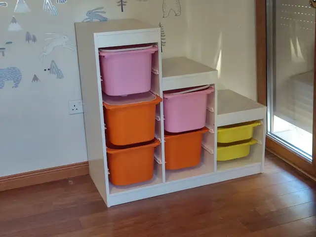 Ikea toy storage shelf with boxes trofast, Limassol — Limassol - Mesa Geitonia