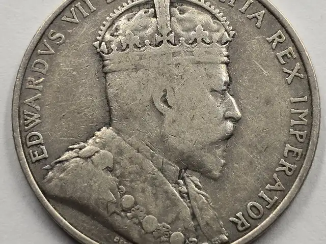 Cyprus silver 18 piastres 1907 king edward coin rare, Επαρχία Λευκωσίας — Λατσιά - Άγιος Γεώργιος