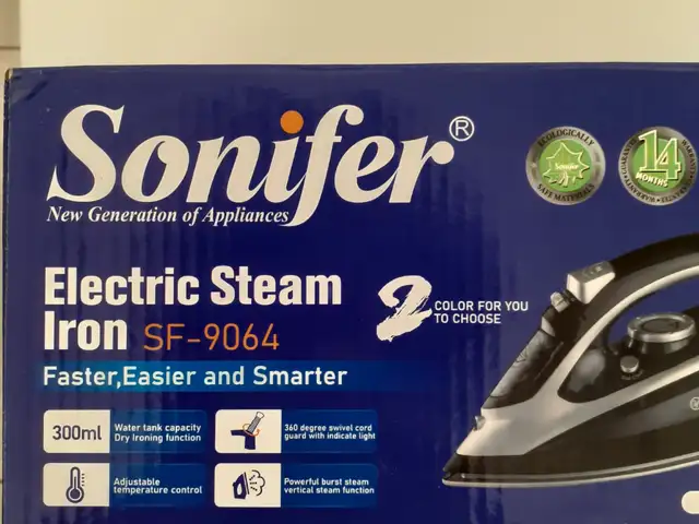Sonifer electric steam iron, iron table 120x38, Επαρχία Λευκωσίας — Αγλαντζιά