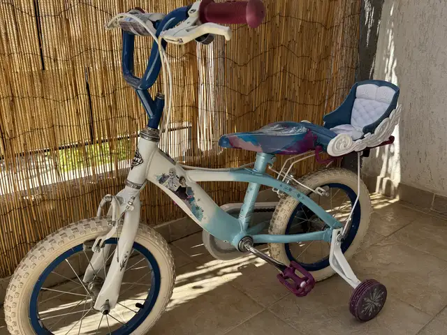 Frozen / elsa kids bike with doll sleigh ages 2-5, Επαρχία Λεμεσού — Λεμεσός - Μέσα Γειτονιά