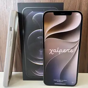 Iphone 12 pro max | 128gb | graphite | 100 battery | box, cable & case, Limassol — Erimi