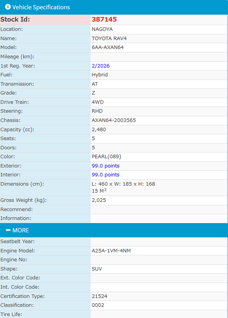 2026 Toyota RAV4 2,5L 2026 Cyprus