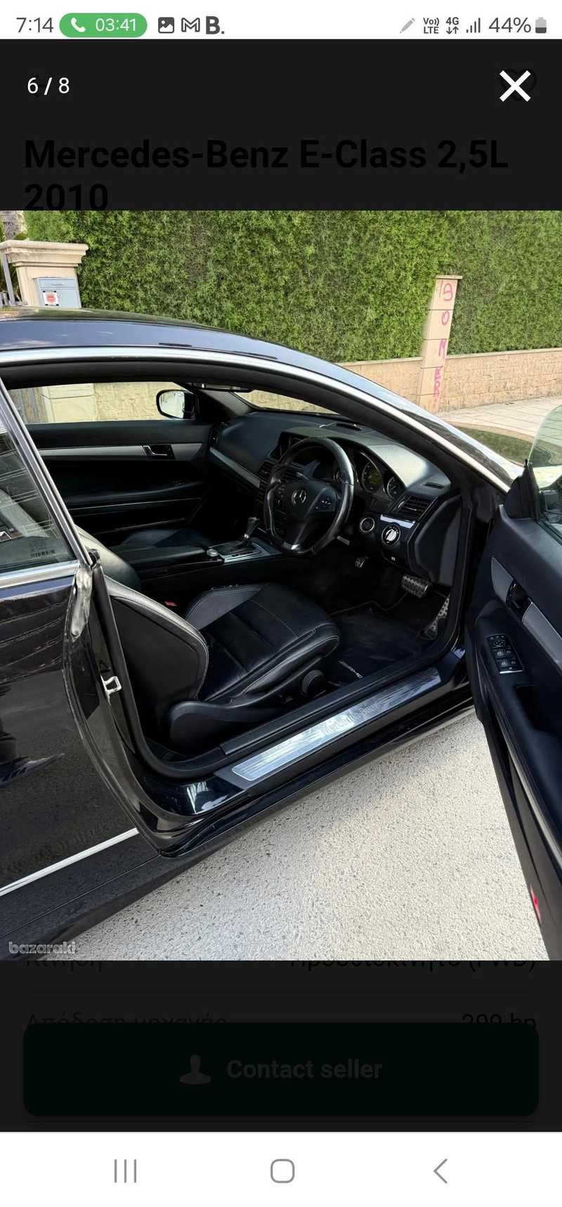 2009 Mercedes-Benz E-Class 2,5L 2009 Cyprus