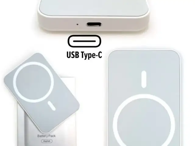 Power bank usb-c battery pack 15w 4000mah white, Επαρχία Λεμεσού — Άγιος Αθανάσιος