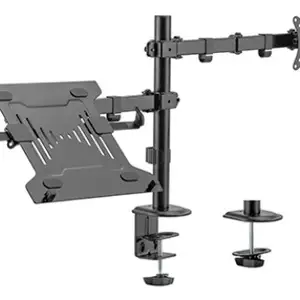 Brateck monitor mount dual with laptop tray ldt66-c024ml, Επαρχία Λεμεσού — Άγιος Αθανάσιος