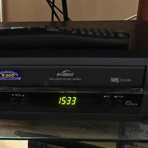 Vintage samsung sv-230x vhs video cassette recorder, designed to play and record, Nicosia — Egkomi - Makedonitissa