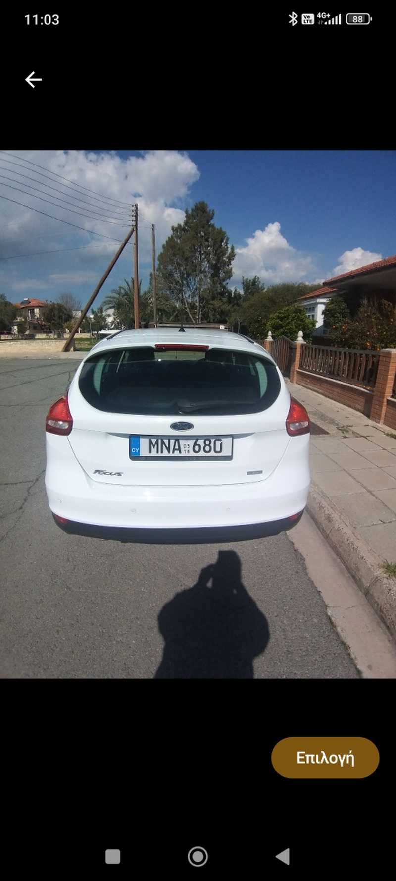 2015 Ford Focus 1,0L 2015 Cyprus