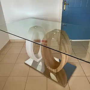 Dining glass table, Paphos — Pegeia