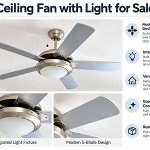 Ceiling fan with light, Limassol — Agios Tychon
