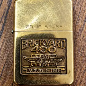 Vintage zippo solid brass brickyard 400-indianapolis speedway collectible, Επαρχία Λεμεσού — Αγία Παρασκεύη