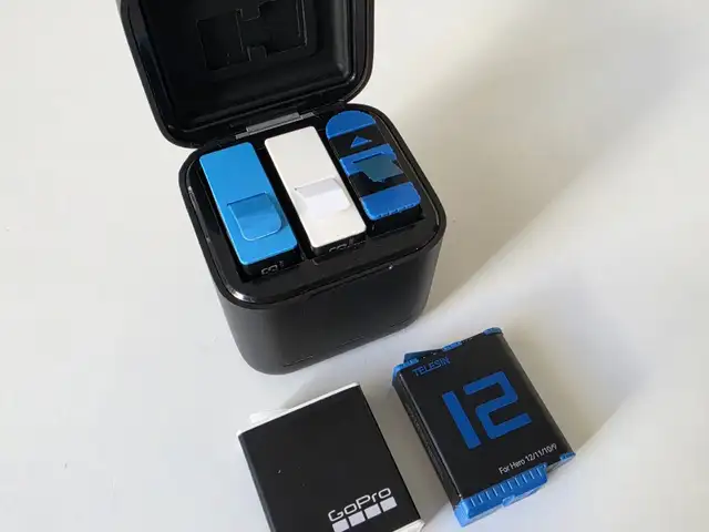 GoPro battery bundle Like New Hero 9,10,11,12, Επαρχία Λεμεσού — Λεμεσός - Νεάπολη