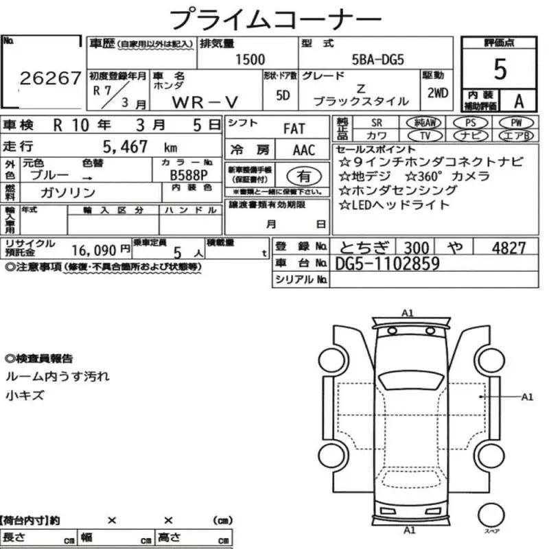 2025 Honda WR-V 1,5L 2025 Cyprus