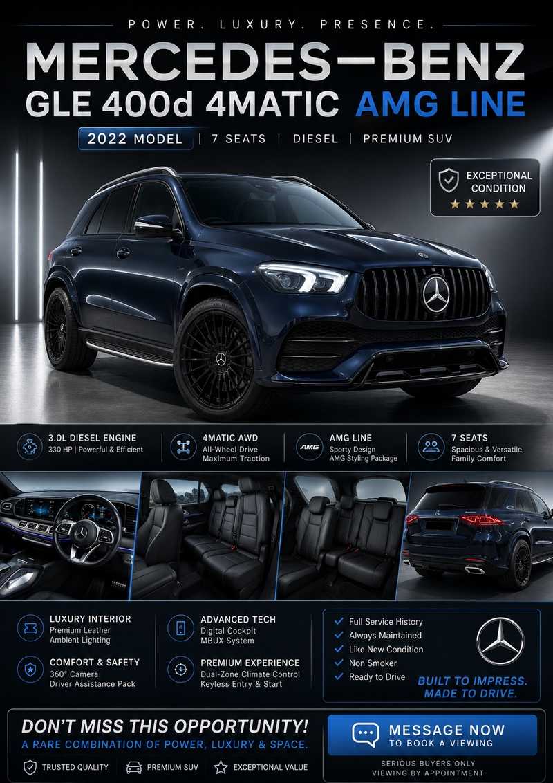 Mercedes-Benz GLE-Class 3,0L 2022