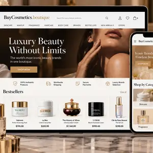 High margin luxury beauty e-commerce shop usa, canada, england and other, Limassol — Agia Paraskevi