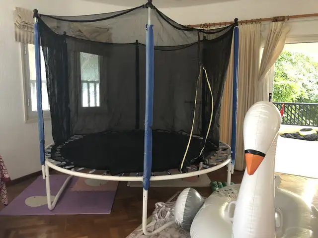 Trampoline 240 cm diameter, like new, Επαρχία Πάφου — Κισσόνεργα