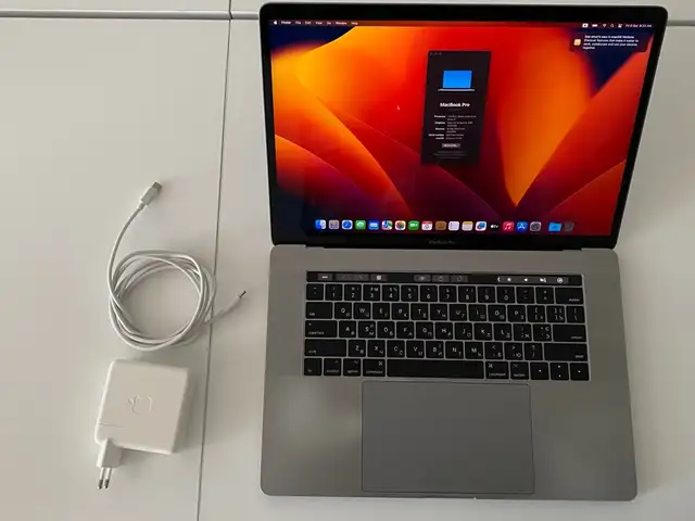 Macbook pro a1707 i7 16 gb ram 512 ssd amd radeon 560 4gb, Limassol — Limassol - Agia Zoni