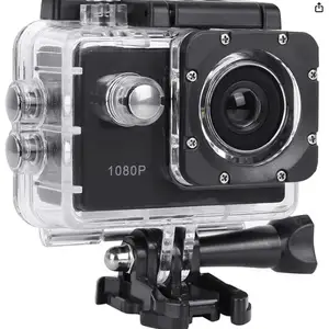 Action camera 1080p hd + ανθεκτική θήκη μεταφοράς eva - full action cam kit, Nicosia — Strovolos - Acropolis