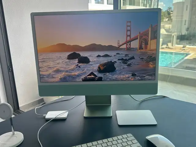 Apple imac 24-inch with apple m1 chip, 16gb unified memory and 512gb ssd, Επαρχία Πάφου — Γεροσκήπου