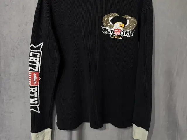Corteiz dipset waffle longsleeve washed black, Nicosia — Latsia - Agios Eleftherios