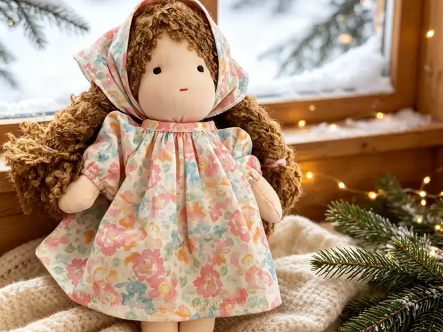 Brand new handmade waldorf meadow doll, christmas gift, Limassol — Limassol - Agia Zoni